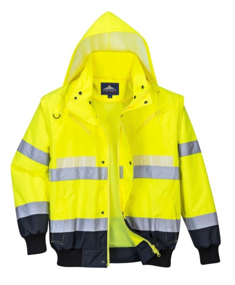 KURTKA ROBOCZA 3W1 G465 GLOWTEX PORTWEST OCIEPLANA PRZECIWDESZCZOWA