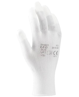 RĘKAWICE ROBOCZE LEO A9002 ARDON KOŃCE PALCÓW POWLEKANE POLIRETANEM PU