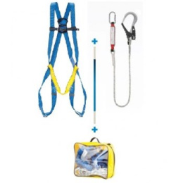 ZESTAW ASEKURACYJNY BASIC 4S PROTEKT Z SZLKAMI BEZPIECZEŃSTWA P 03S I AMORTYZATOREM ABM+LB 101