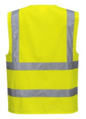 OSTRZEGAWCZA KAMIZELKA ROBOCZA ZAPINANA NA ZAMEK C375 PORTWEST 2 KOLORY OSTRZEGAWCZA KAMIZELKA ROBOCZA ZAPINANA NA ZAMEK C375 PORTWEST 2 KOLORY