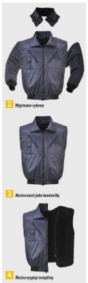 KURTKA ROBOCZA OCIEPLANA 4W1 PILOT PJ10 PORTWEST