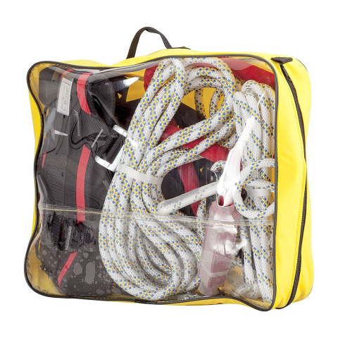 ZESTAW ASEKURACYJNY 15M ROOFER PRO/15 Z SZELKAMI BEZPIECZEŃSTWA P 70 Z URZĄDZENIEM SAMOZACISKOWYM AC 060 + AZ 410 PROTEKT ZESTAW ASEKURACYJNY 15M ROOFER PRO/15 Z SZELKAMI BEZPIECZEŃSTWA P 70 Z URZĄDZENIEM SAMOZACISKOWYM AC 060 + AZ 410 PROTEKT