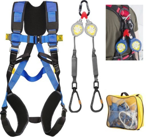 ZESTAW ASEKURACYJNY ROLER4 Z SZELKAMI BEZPIECZEŃSTWA P 32PRO I URZĄDZENIEM SAMOHAMOWNYM WR 040 DOUBLE ZATRZAŚNI AZ055 PROTEKT ZESTAW ASEKURACYJNY ROLER4 Z SZELKAMI BEZPIECZEŃSTWA P 32PRO I URZĄDZENIEM SAMOHAMOWNYM WR 040 DOUBLE ZATRZAŚNI AZ055 PROTEKT