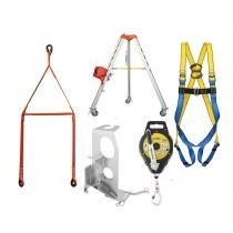 ZESTAW DO PRAC GŁĘBOKOŚCIOWYCH LIFTER 3 +SZELKI BEZPIECZEŃSTWA P 40, ZACZEP DWUPUNKTOWY AT 300 I URZĄDZENIE CRW 200 PROTEKT