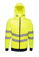 BLUZA ROBOCZA ODBLASKOWA POMARAŃCZOWA Z KAPTUREM Hi-Vis Pro FZ Extol