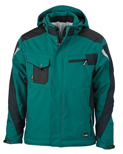 KURTKA ROBOCZA OCIEPLANA SOFTSHELL CRAFT Z KAPTUREM ODDYCHAJĄCA WODOODPORNA NIEBIESKA KURTKA ROBOCZA OCIEPLANA SOFTSHELL CRAFT Z KAPTUREM ODDYCHAJĄCA WODOODPORNA NIEBIESKA