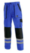 SPODNIE ROBOCZE DO PASA LUXY BRIGHT CXS CANIS Z PASAMI ODBLASKOWYMI NIEBIESKIE