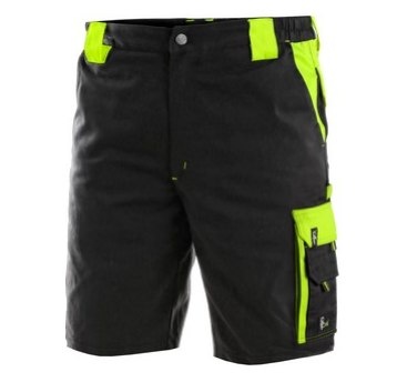 CXS CANIS SIRIUS BRIGHTON SPODNIE  SZORTY ROBOCZE CZARNO-ŻÓŁTE CXS CANIS SIRIUS BRIGHTON SPODNIE  SZORTY ROBOCZE CZARNO-ŻÓŁTE