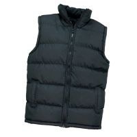 Bezrękawnik męski ocieplany pikowany na polarze URGENT M-2028 KAMIZELKA ROBOCZA URGENT CZARNY