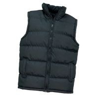 Bezrękawnik męski ocieplany pikowany na polarze URGENT M-2028 KAMIZELKA ROBOCZA URGENT CZARNY