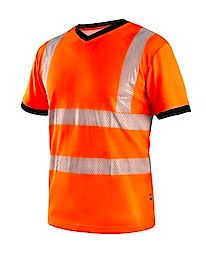 CANIS CXS RIPON T-SHIRT ODBLASKOWY POMARAŃCZOWY