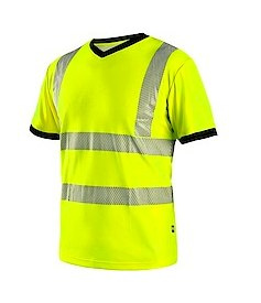 CXS Canis Ripon t-shirt odblaksowy żółty