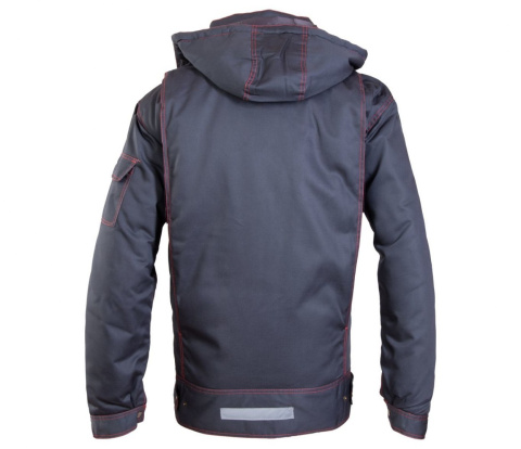 KURTKA ROBOCZA OCIEPLANA QUARTZ SEVEN KINGS ZIMOWA SZARA Z KAPTUREM ROZM. XXL KURTKA ROBOCZA OCIEPLANA QUARTZ SEVEN KINGS ZIMOWA SZARA Z KAPTUREM ROZM. XXL