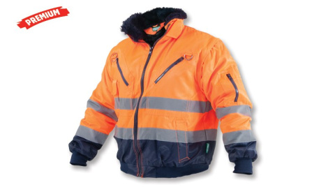 KURTKA ROBOCZA Pilot Hi-Vis STALCO OSTRZEGAWCZA OCIEPLANA MULTIFUNKCYJNA 3W1 KURTKA ROBOCZA Pilot Hi-Vis STALCO OSTRZEGAWCZA OCIEPLANA MULTIFUNKCYJNA 3W1