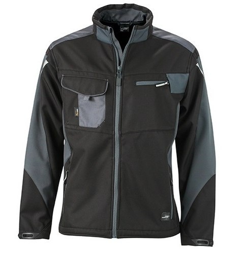 KURTKA ROBOCZA SOFTSHELL WORKWEAR ODDYCHAJĄCA WODOODPORNA BIAŁA