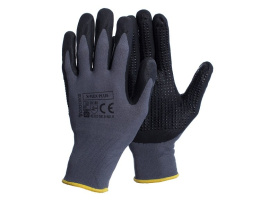 RĘKAWICE ROBOCZE POWLEKANE NITRYLEM NAKRAPIANE X-FLEX PLUS PROCERA