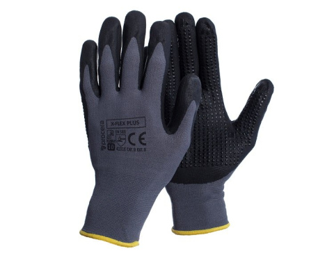 RĘKAWICE ROBOCZE POWLEKANE NITRYLEM NAKRAPIANE X-FLEX PLUS PROCERA RĘKAWICE ROBOCZE POWLEKANE NITRYLEM NAKRAPIANE X-FLEX PLUS PROCERA