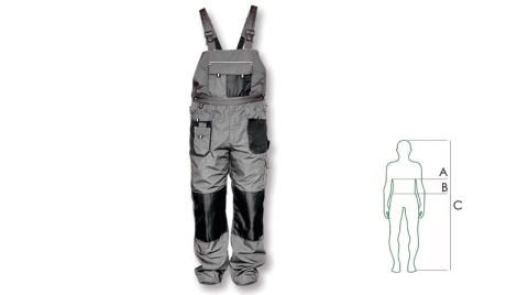 StalCO BasicLine Spodnie robocze ogrodniczki ochronne monterskie StalCO BasicLine Spodnie robocze ogrodniczki ochronne monterskie