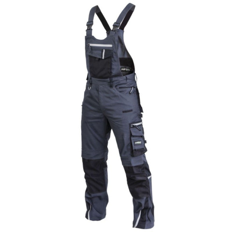 StalCO Professional Flexi Line Spodnie robocze ogrodniczki z wzmocnieniami i tkaniną ripstop