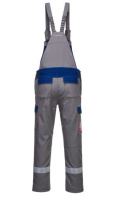 Spodnie robocze ogrodniczki trudnopalne antyelektrostatyczne chemoodporne FR07 Portwest Bizflame Industry niebieskie Spodnie robocze ogrodniczki trudnopalne antyelektrostatyczne chemoodporne FR07 Portwest Bizflame Industry niebieskie