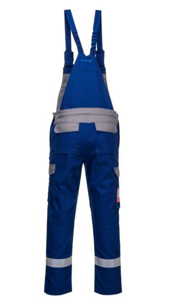 Portwest FR07 Bizflame Industry niebieskie spodnie robocze ogrodniczki trudnopalne antyelektrostatyczne chemoodporne niebieskie Portwest FR07 Bizflame Industry niebieskie spodnie robocze ogrodniczki trudnopalne antyelektrostatyczne chemoodporne niebieskie