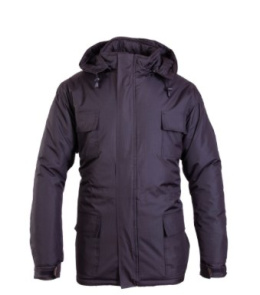 WINTERMAN TALVI kurtka ocieplana z kapturem polstar czarna męska