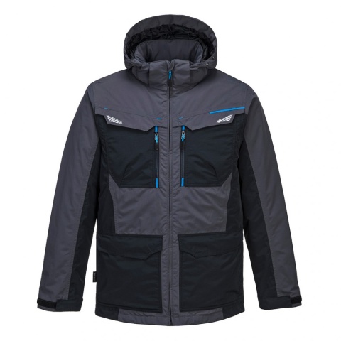 Zimowa kurtka do pracy T740 WX3 Portwest szaro-czarna