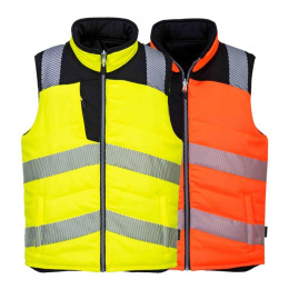 Kamizelka robocza ocieplana ostrzegawcza pikowana Portwest PW374 PW3