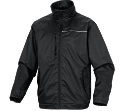KURTKA ROBOCZA LITE DELTA PLUS PRZECIWDESZCZOWA WIATRÓWKA CZARNA