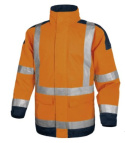POMARAŃCZOWA KURTKA ROBOCZA ODBLASKOWA OCIEPLANA EASYVIEW DELTA PLUS POMARAŃCZOWA KURTKA ROBOCZA ODBLASKOWA OCIEPLANA EASYVIEW DELTA PLUS