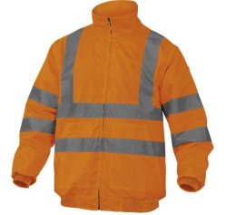 POMRAŃĆZOWA KURTKA ROBOCZA OCIEPLANA 2W1 RENO DELTA PLUS