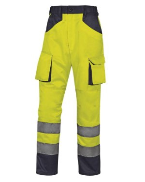 Delta Plus Mach 2 spodnie robocze do pasa ostrzegawcze żółte Delta Plus Mach 2 spodnie robocze do pasa ostrzegawcze żółte