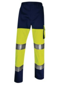Delta Plus Panostyle spodnie robocze do pasa ostrzegawcze