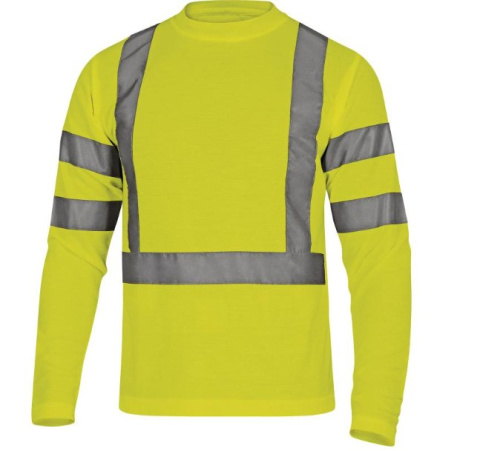 T-SHIRT OSTRZEGAWCZY Z DŁUGIMI RĘKAWAMI Z POLIESTRU STAR DELTA PLUS T-SHIRT OSTRZEGAWCZY Z DŁUGIMI RĘKAWAMI Z POLIESTRU STAR DELTA PLUS