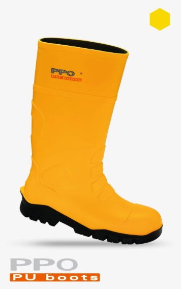 BUTY ROBOCZE PPO KALOSZE ŻÓŁTE 2051 S5 Z PODNOSKIEM