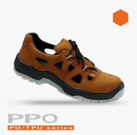 BUTY ROBOCZE PPO 52N SANDALY ROBOCZE BRĄZOWE SKÓRZANE MĘSKIE BUTY ROBOCZE PPO 52N SANDALY ROBOCZE BRĄZOWE SKÓRZANE MĘSKIE
