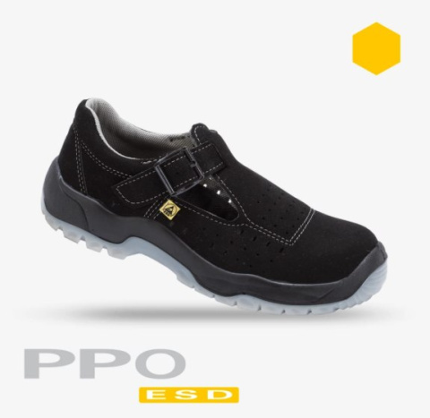 BUTY ROBOCZE PPO 601 s1 esd sandały robocze BUTY ROBOCZE PPO 601 s1 esd sandały robocze