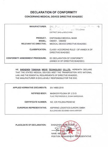 HURT - MASECZKA MEDYCZNA OCHRONNA NA GUMKĘ 8% CE EN14683 HURT - MASECZKA MEDYCZNA OCHRONNA NA GUMKĘ 8% CE EN14683