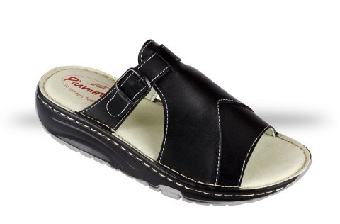 Buty Julex Klapki Damskie Piumetta 6266 czarne Buty Julex Klapki Damskie Piumetta 6266 czarne