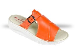 Buty Julex Klapki Damskie Piumetta 6266 pomarańczowe