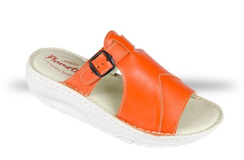 Buty Julex Klapki Damskie Piumetta 6266 pomarańczowe Buty Julex Klapki Damskie Piumetta 6266 pomarańczowe
