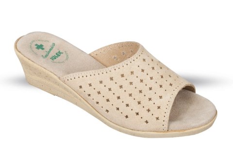 Buty Julex Klapki Damskie Piumetta MD2 beżowe Buty Julex Klapki Damskie Piumetta MD2 beżowe