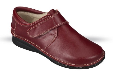 Julex Julex-Orto 1001 damskie półbuty robocze bordowe Julex Julex-Orto 1001 damskie półbuty robocze bordowe