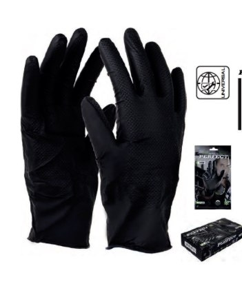 BRAK RĘKAWICE NITRYLOWE wielorazowe czarne - DOSTĘPNE BRAK RĘKAWICE NITRYLOWE wielorazowe czarne - DOSTĘPNE