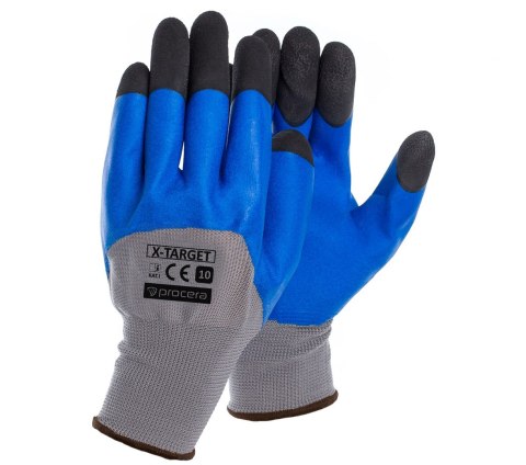 Procera X-TARGET tanie rękawice robocze powlekane lateksem 3/4 budowlane