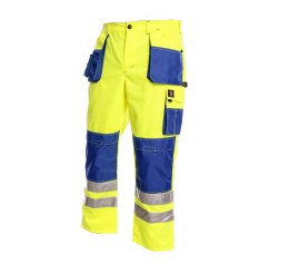 Procera Proman 260 spodnie robocze do pasa odblaskowe HV żółte