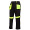 SPODNIE ROBOCZE DO PASA PROTECH 260 PROCERA CZARNO-ŻÓŁTE