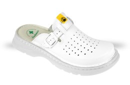 Buty Julex Anatomico 4104 ESD białe saboty obuwie medyczne i profilaktyczne