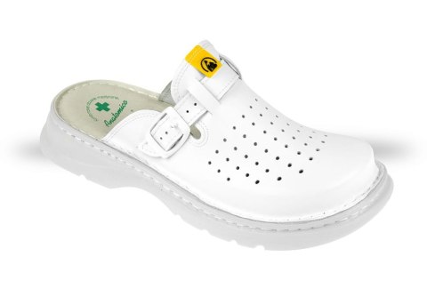 Buty Julex Anatomico 4104 ESD białe saboty obuwie medyczne i profilaktyczne Buty Julex Anatomico 4104 ESD białe saboty obuwie medyczne i profilaktyczne