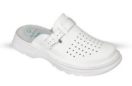 Buty Julex Anatomico 4104 białe saboty damskie i męskie obuwie medyczne